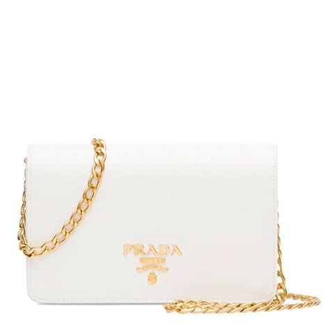 prada white chain bag|prada chain bag price.